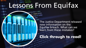 Lessons Learned From Equifax
