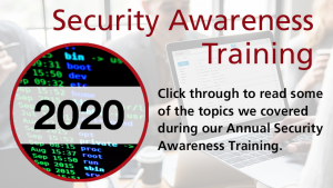 Annual Security Awareness Training